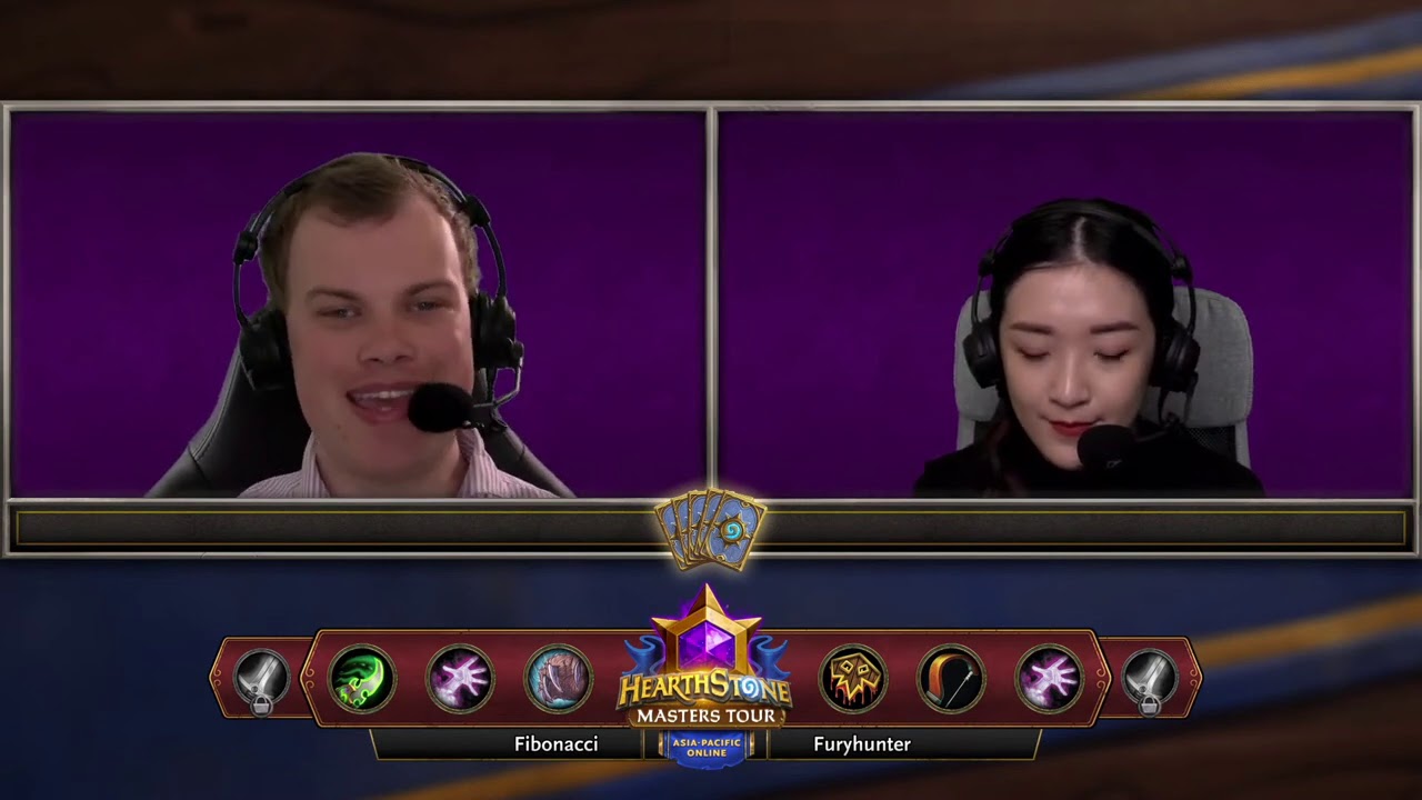 Fibonacci vs Furyhunter - Swiss Round 1 -  Hearthstone Masters Tour Online: Asia-Pacific