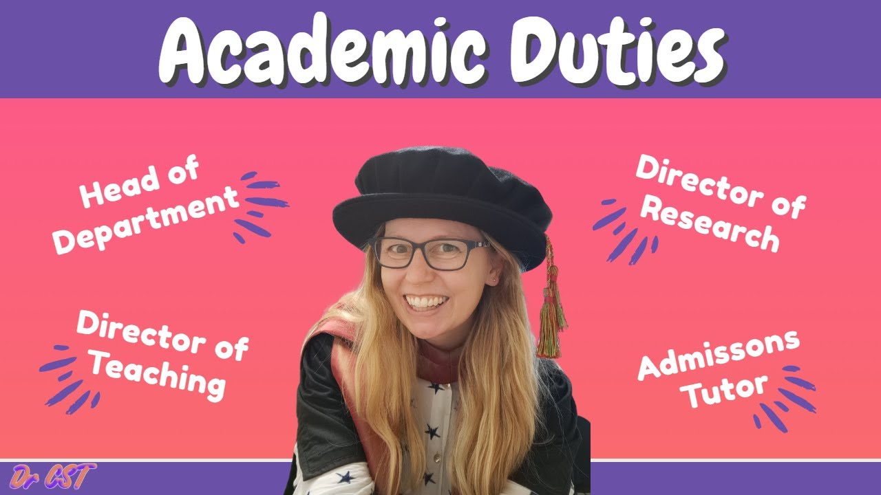 UNIVERSITY DEPARTMENT DUTIES | Lecturer and Professor administrative roles!