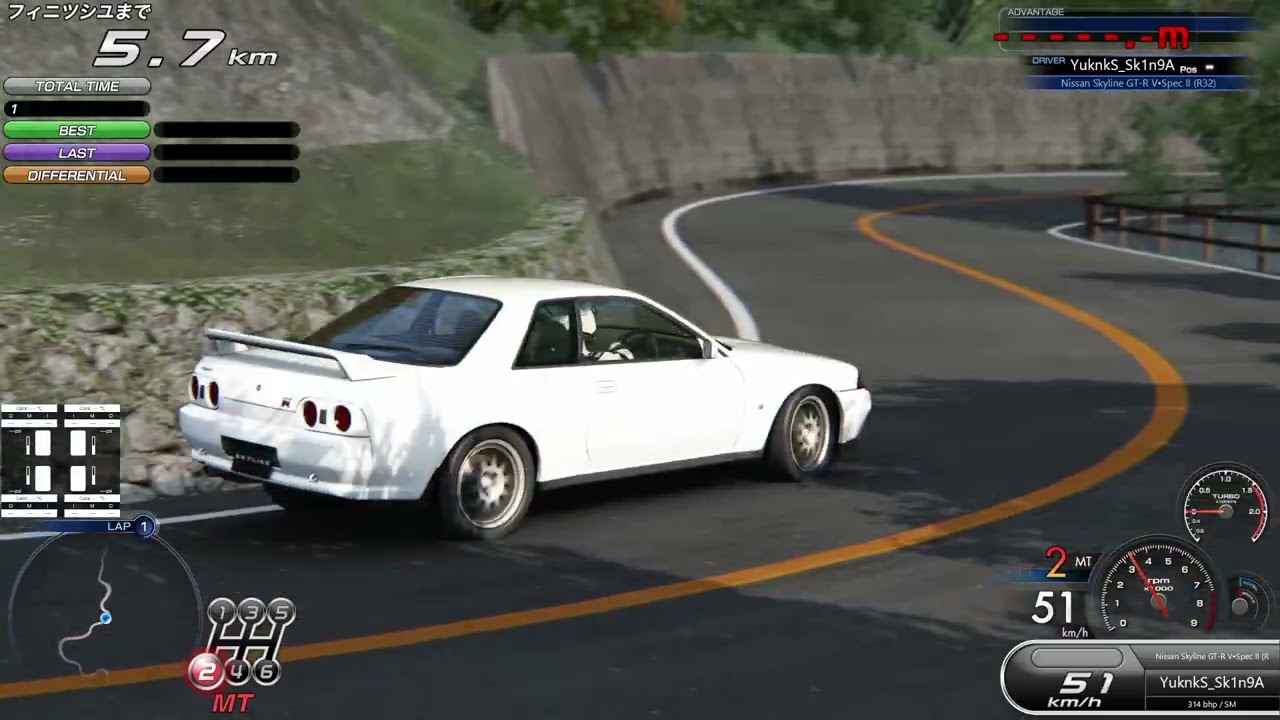 原廠! 激走! 碓氷峠 | #assettocorsa #skyline #gtrr32