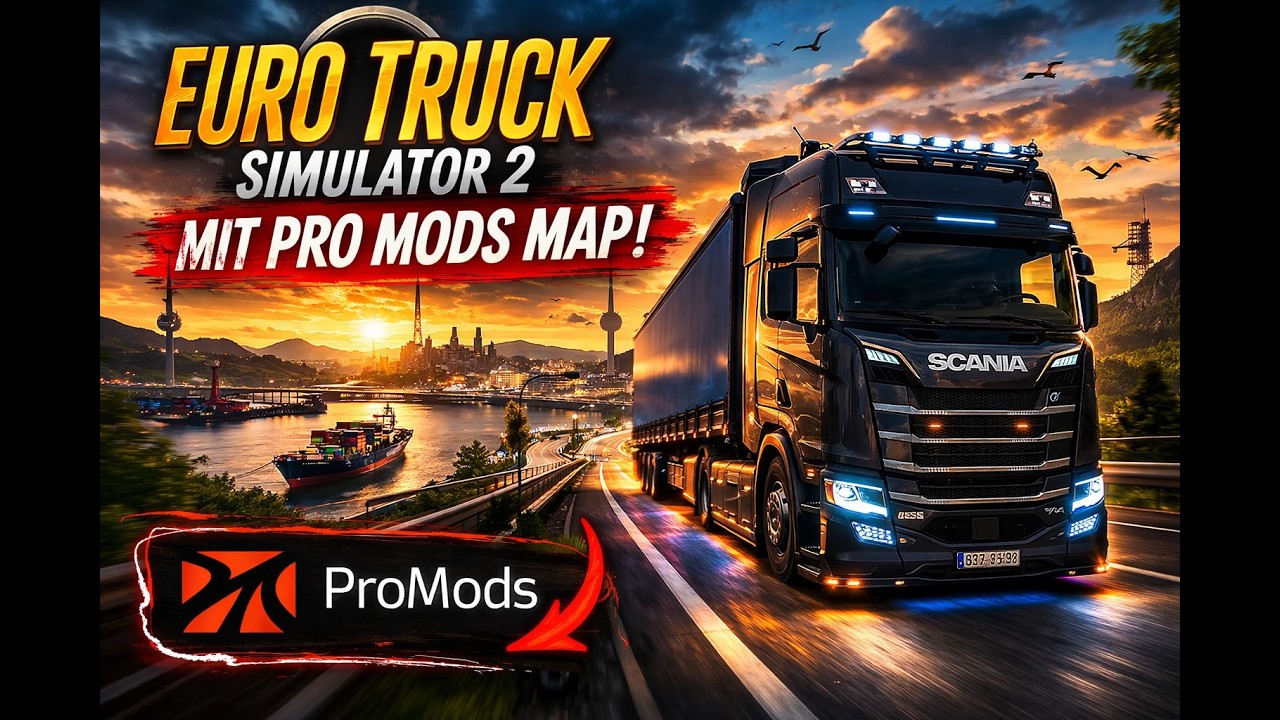 Euro Truck Simulator 2// #1 Eine gemütliche Runde