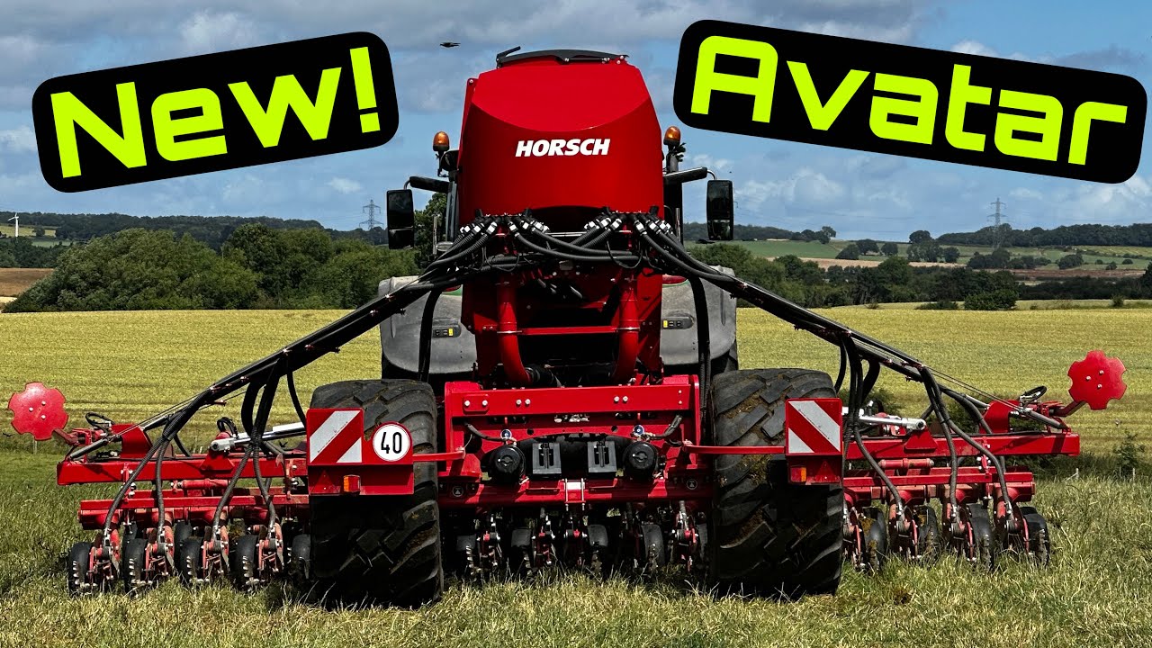 Новый аватар сеялки Horsch для игры! Вот это зверь!