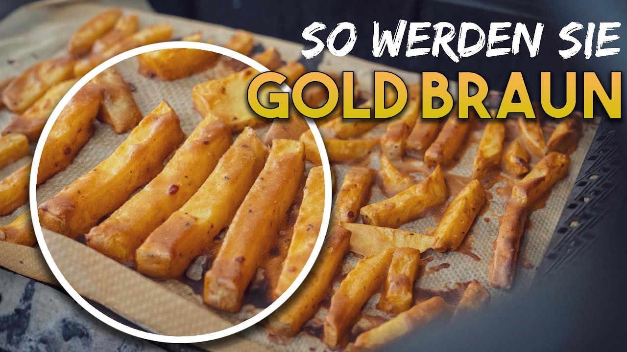Pommes selber machen - SO werden sie knusprig & goldbraun!