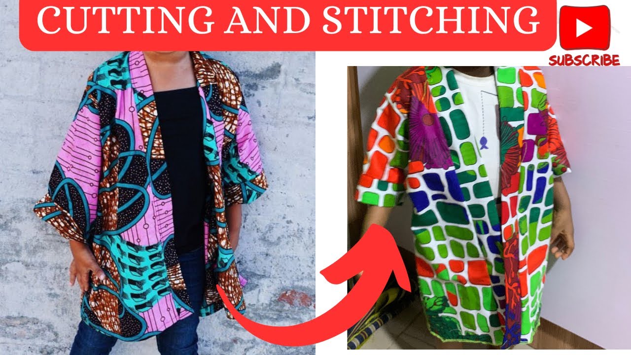 BEAUTIFUL KIMONO DRESS FOR 2 YEARS BABY GIRL | Kimono jacket free sewing pattern #babyfrockcutting