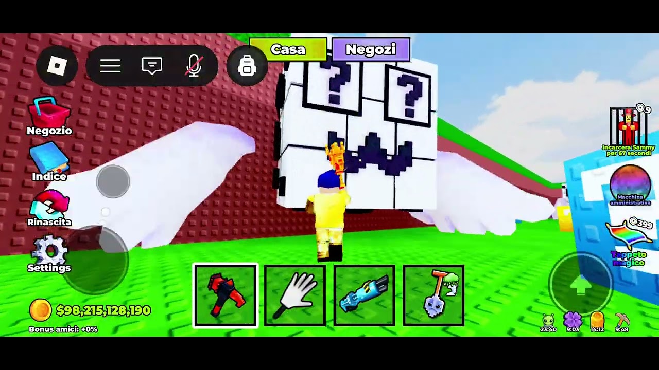 Admin abuse di rompi un lucky bloks