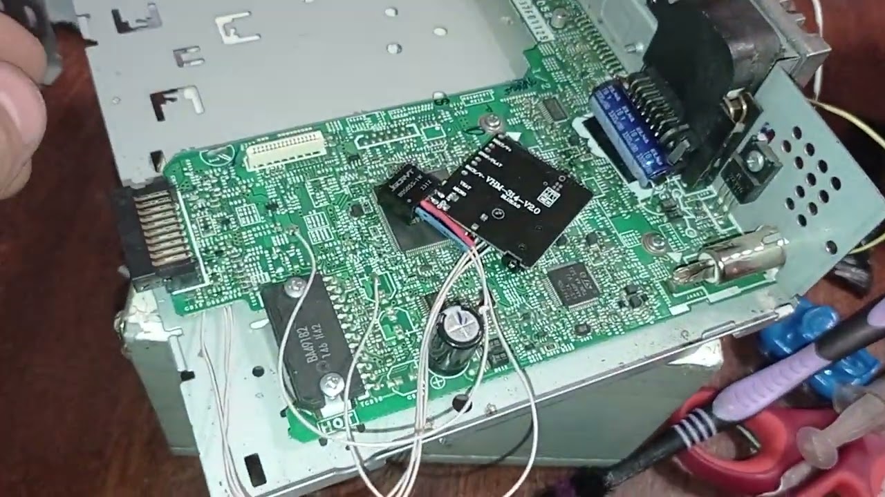 Pioneer DEH-1400UB. Установка блютуз модуля VHM-314 v2.0