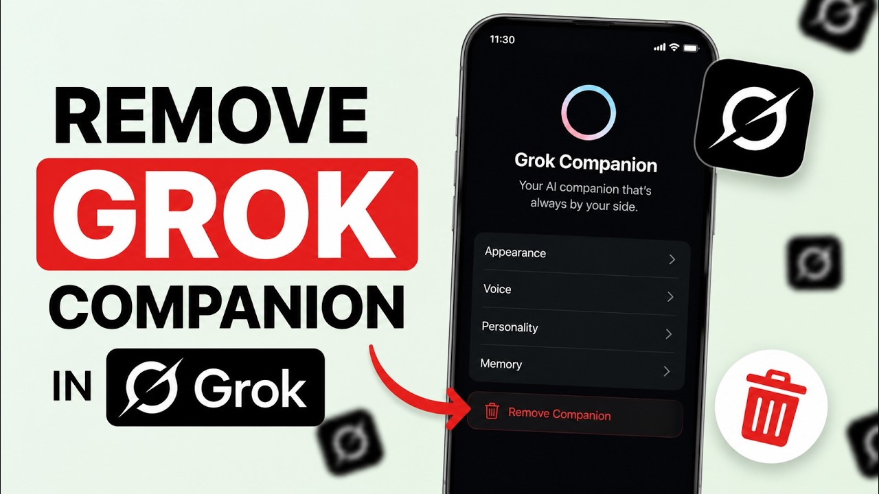 How to Remove Grok Companion in the Grok App