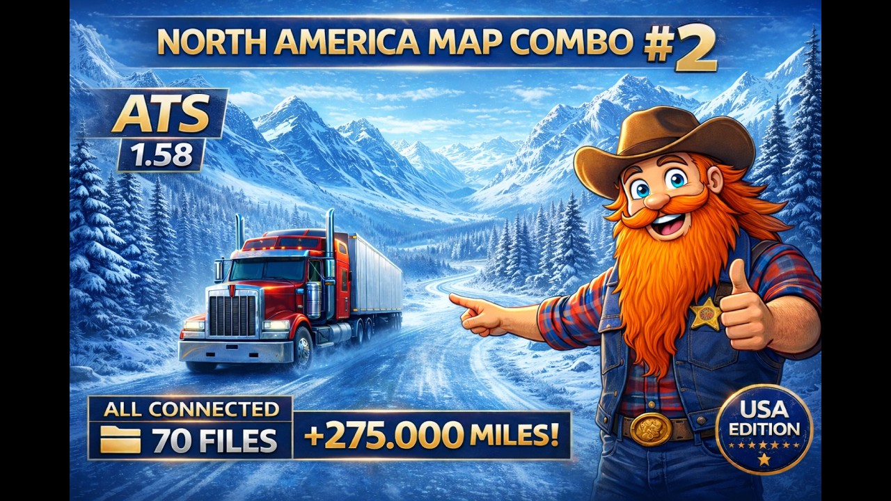 ATS 1.58 👑 North America Just Got Bigger | More Roads to Explore!