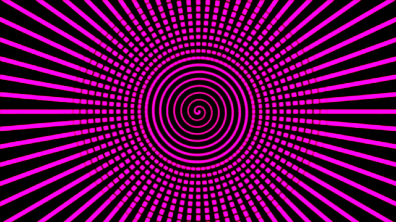 hypnotic spiral with binaural beat