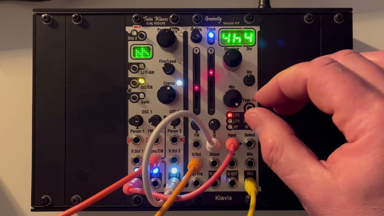 Grainity demo (Melody on frequency input)