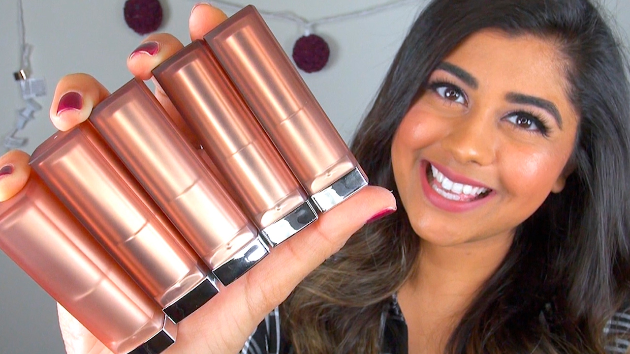 Maybelline INTI-MATTE NUDES Lipsticks ♥ Review & Lip Swatches!