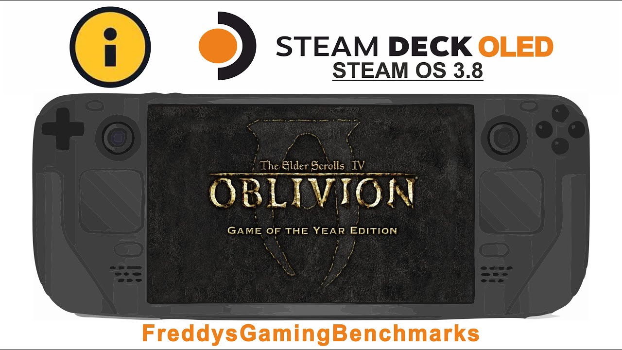 The Elder Scrolls IV Oblivion GOTY (2009) on Steam Deck OLED with Steam OS 3.8