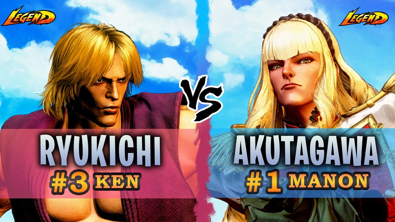 SF6 ▰ Ranked #3 Ken ( Ryukichi ) Vs. Ranked #1 Manon ( Akutagawa )『 Street Fighter 6 』