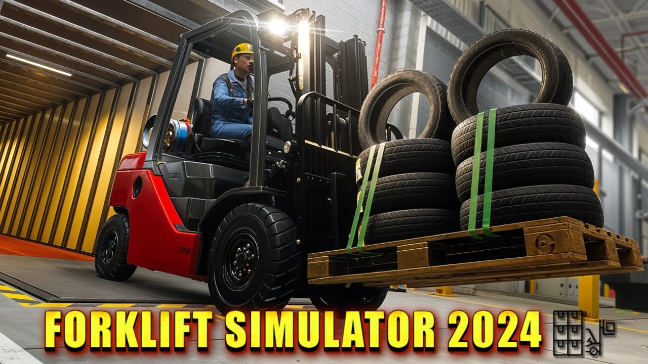 Forklift Simulator 2024 - A Day at the Warehouse Gameplay Review PC Steam 4K