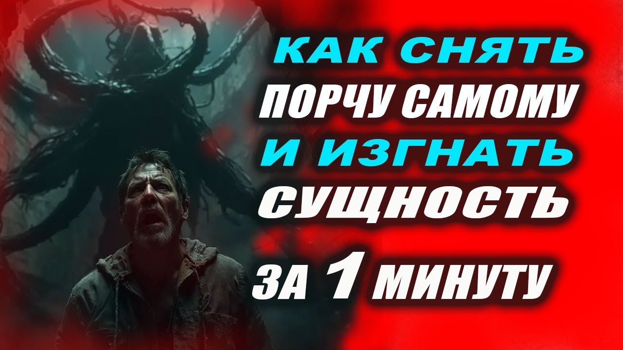 Сущности астрала. Как снять порчу самому за 1 минуту. Изгнать сущность. Подселенец. Эзотерика | Грин