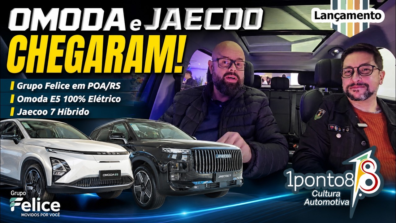 Lançamento: Omoda E5 e Jaecoo 7 na abertura da concessionária Felice em Porto Alegre