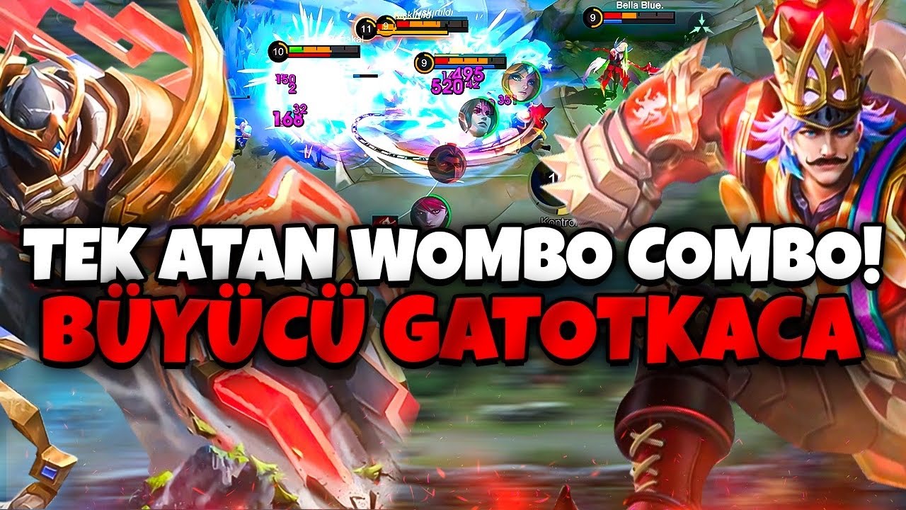 EN TEHLİKELİ WOMBO COMBO! FULL BÜYÜCÜ GATOTKACA & ATLAS! | HERKESE TEK ATTIK! - Mobile Legends