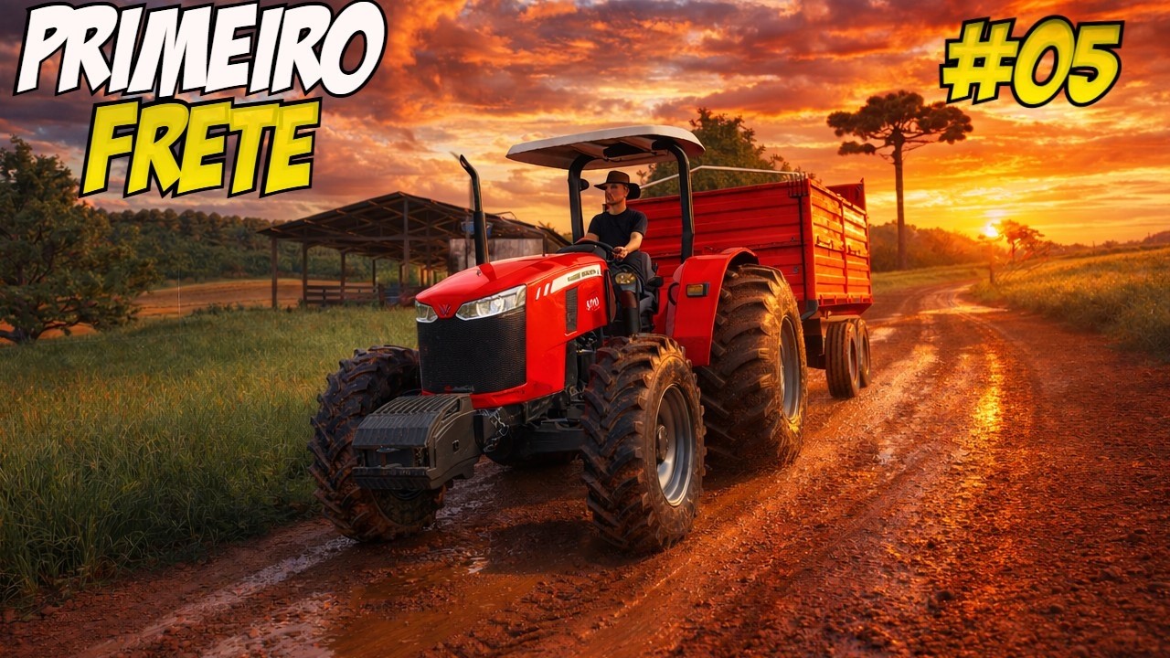 FIZ MEU PRIMEIRO FRETE NA FAZ CEDRO ALTO| FS25