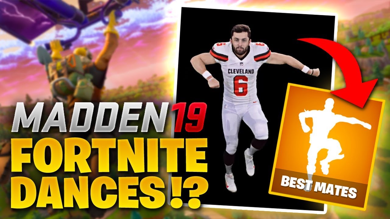 FORTNITE DANCES IN MADDEN 19!