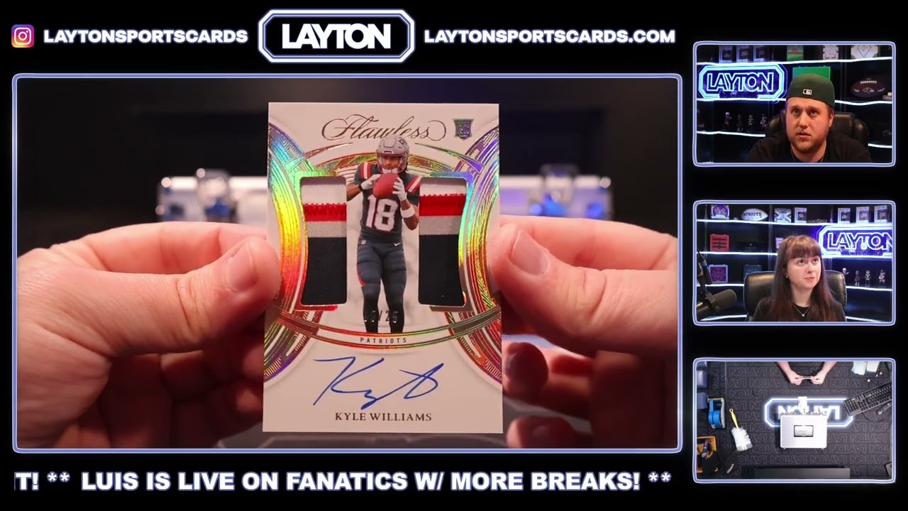 2025 Panini Flawless Football Hobby 1 Box Break #3   RANDOM LEFT SIDE SERIAL #S 25 SPOTS