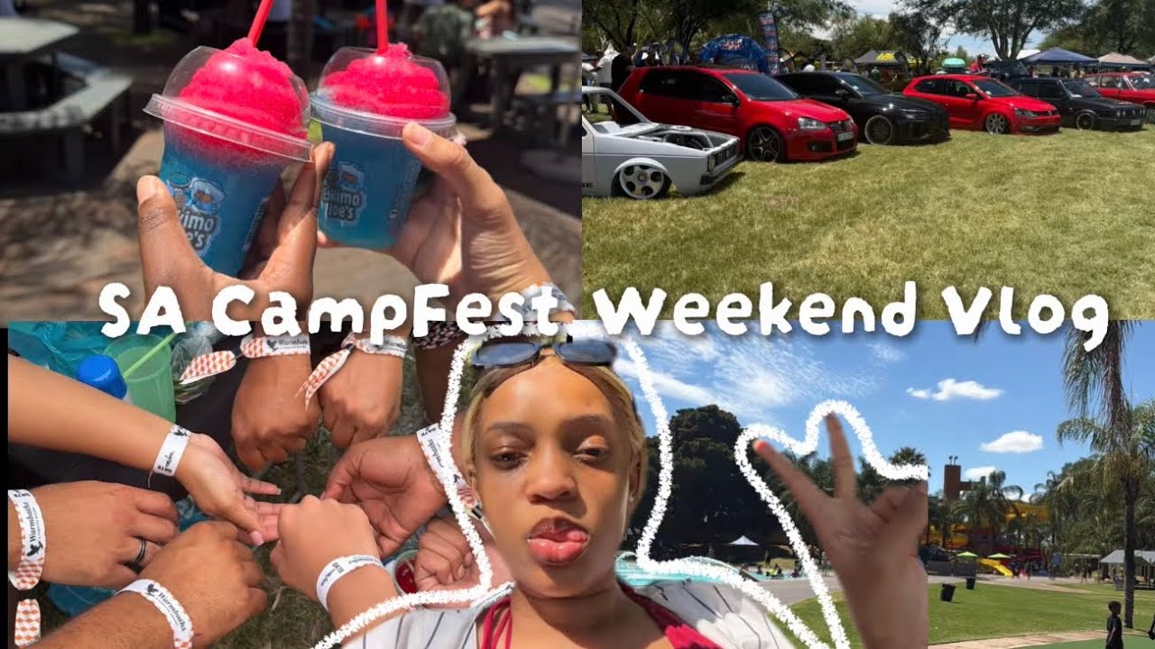 MY FIRST YOUTUBE VIDEO | SA CampFest Weekend Vlog 🇿🇦✨