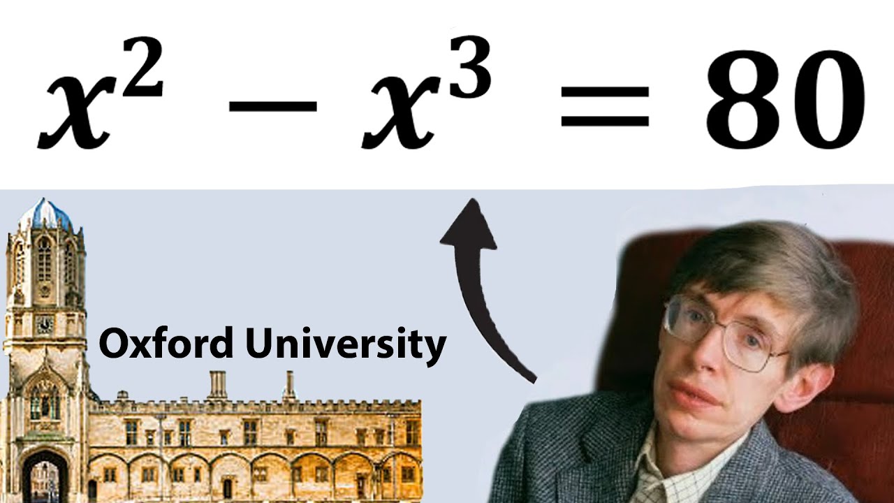 A tricky question from Oxford University Interview