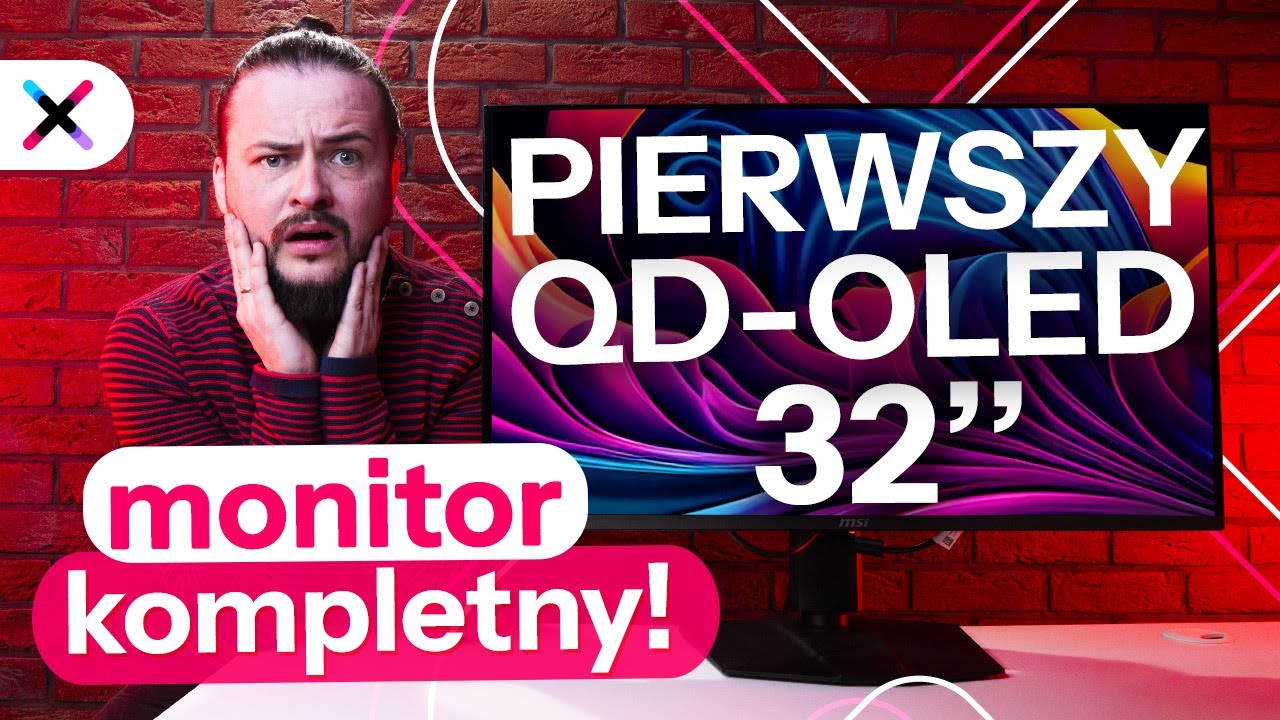 NIE MA LEPSZEGO MONITORA DO GRANIA? 🤪 Test, recenzja MSI MPG 321URX QD-OLED 🖥️