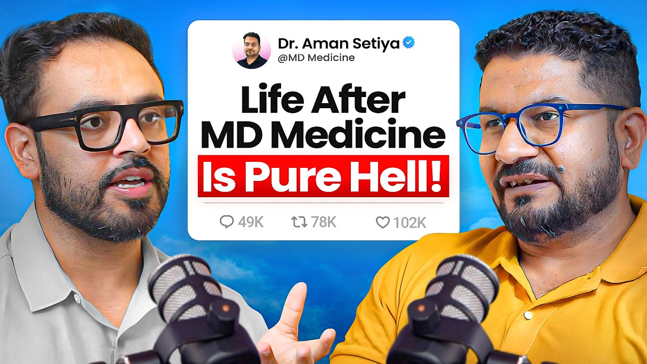 Why Doctors Regret MD Medicine: Earning, Investment & Private Practice Reality | Dr. Aman Setiya