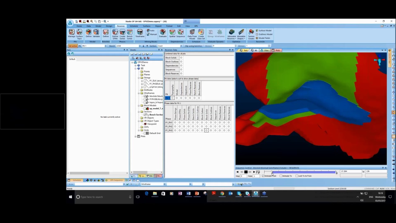Data preparation for Studio OP Scheduling functionality