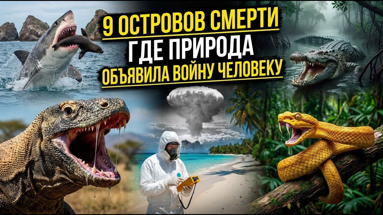 9 ОСТРОВОВ СМЕРТИ ГДЕ ПРИРОДА ОБЬЯВИЛА ВОЙНУ ЧЕЛОВЕКУ