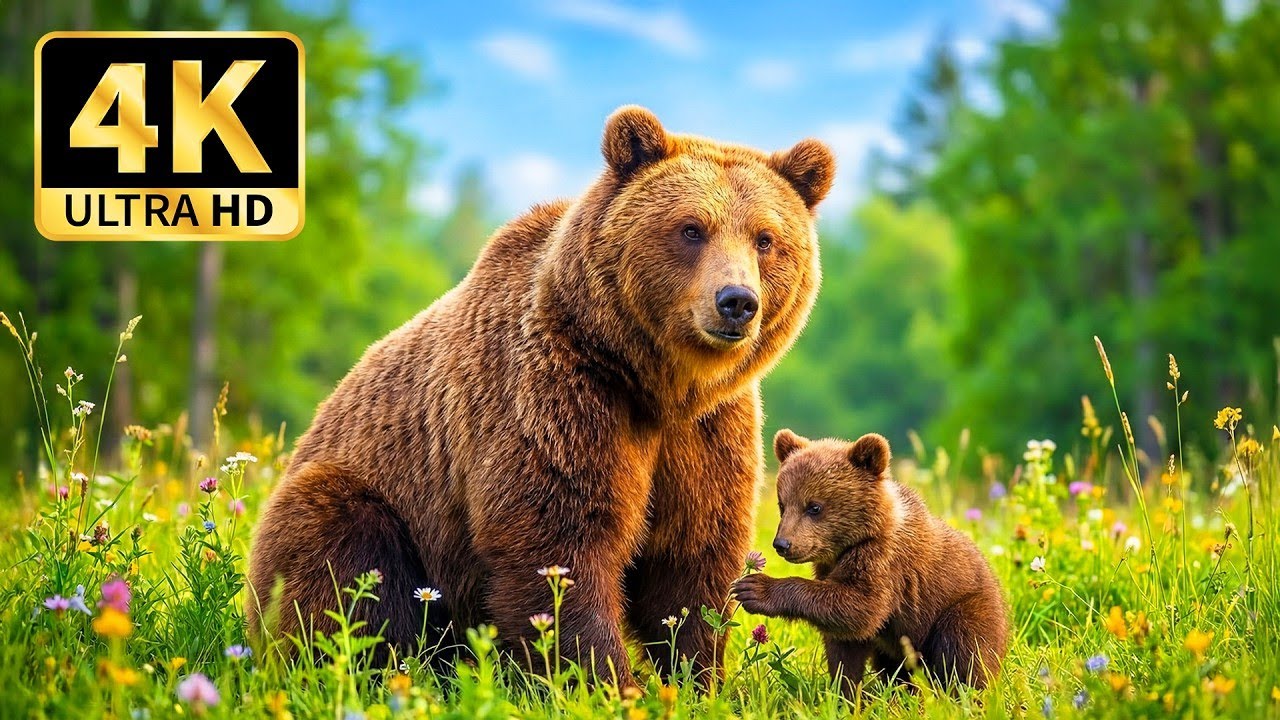 Wildlife Serenity in 4K | Beautiful Animal Moments with Calming Soundscapes