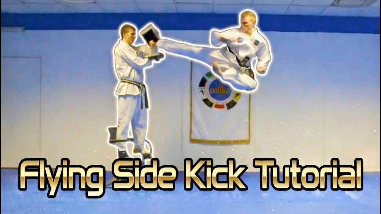 Taekwondo Jump/Flying Side Kick Tutorial | GNT How to