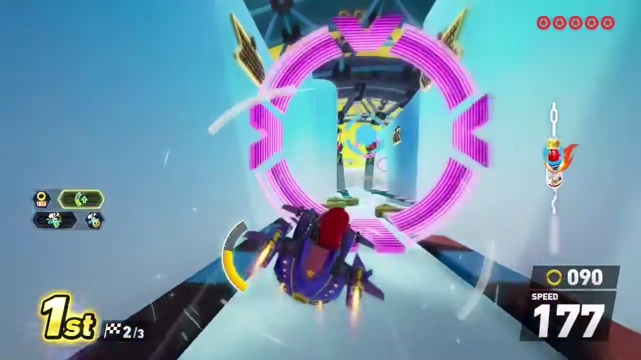 blinky vs Metal Sonic Sonic Racing: CrossWorlds (2025)