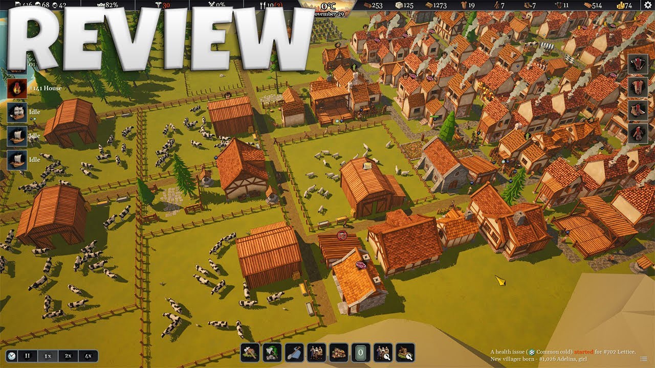 Settlements Rising First Impressions Review | Colony Sim Economy Management Game [2K 60fps]