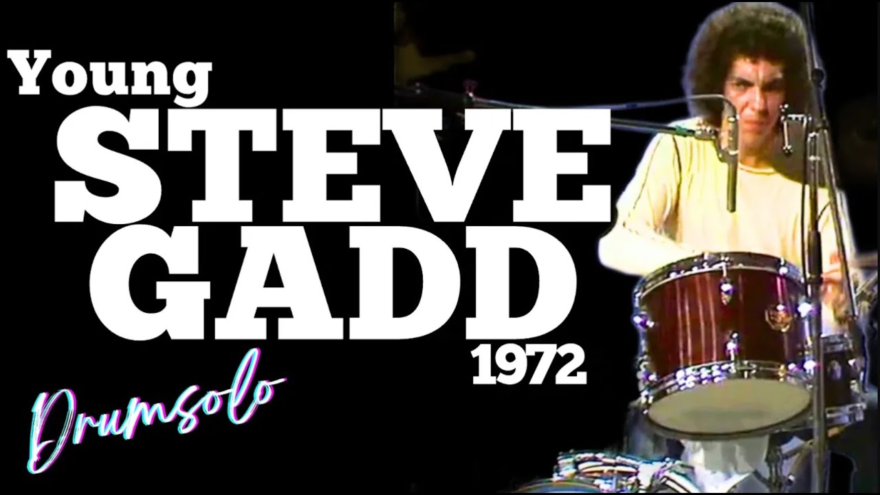STEVE GADD - 1972!!! - DRUM SOLO - (On Tony Williams's Gretsch Drumkit) - MONTREUX -