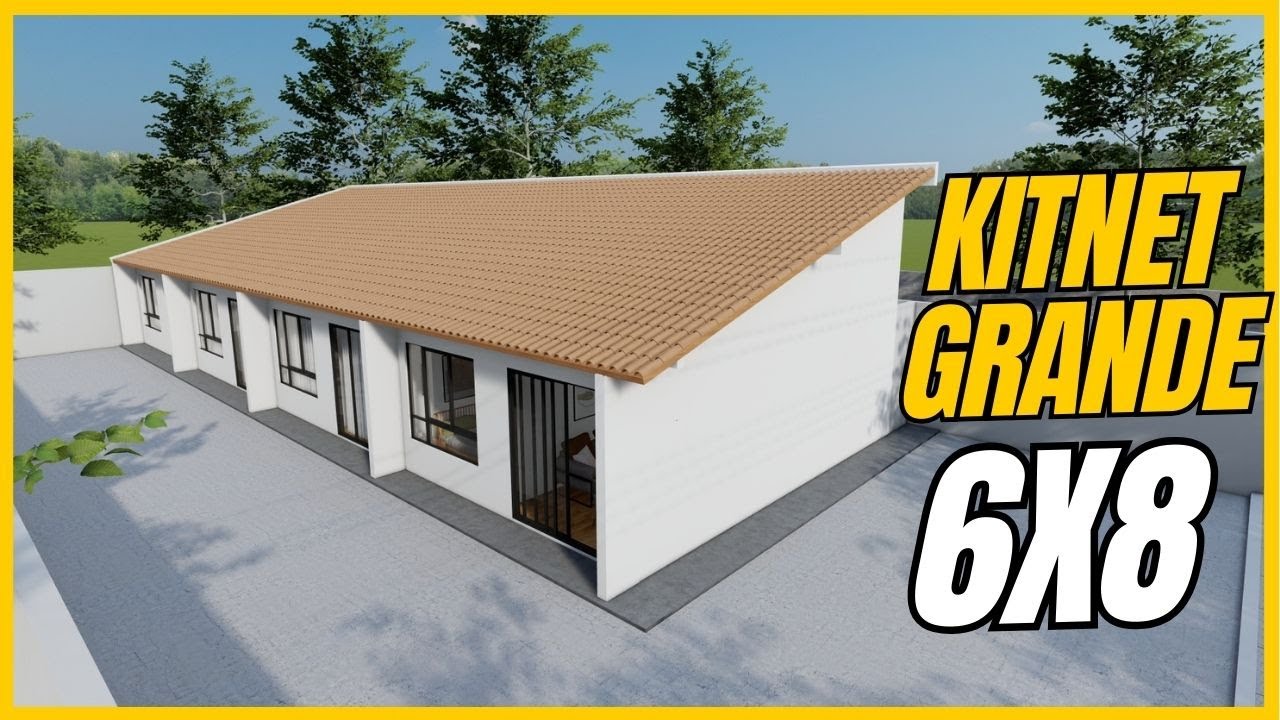KITINET IMPRECIONANTE COM UM QUARTO | kitnet 6x8
