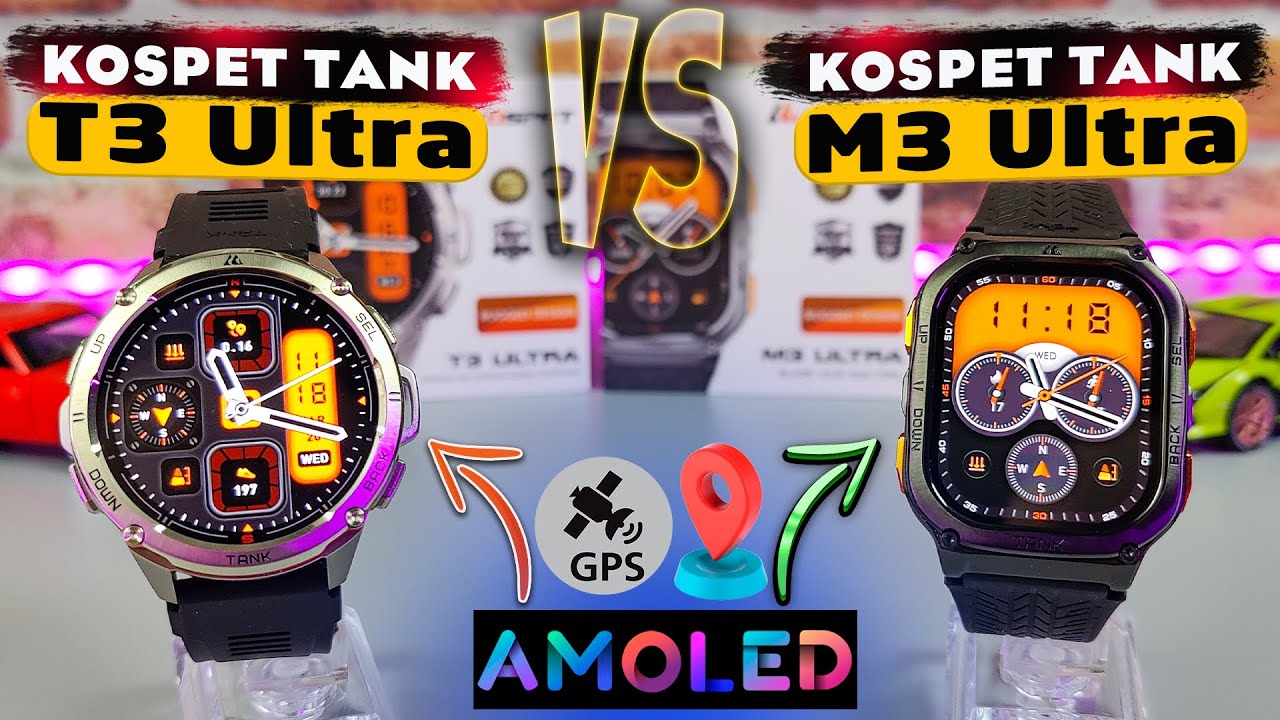 KOSPET TANK T3 Ultra и KOSPET TANK M3 Ultra 🔥 ОБЗОР СРАВНЕНИЕ БРУТАЛЬНЫХ ЗАЩИЩЕННЫХ СМАРТ ЧАСОВ !