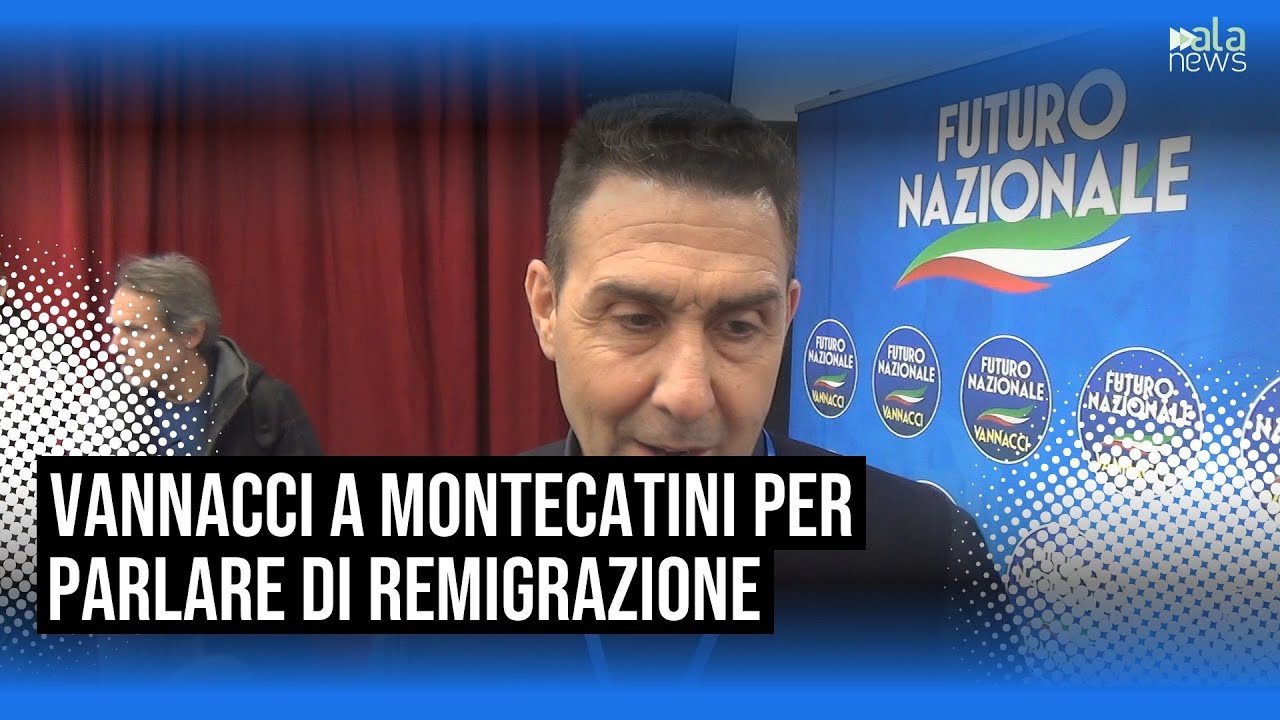 Vannacci, oggi al debutto come attore porto la remigrazione a teatro di Montecatini