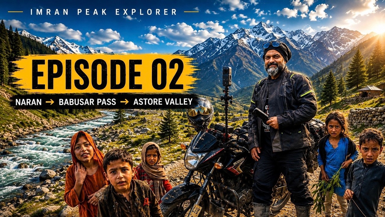 World's Most Beautiful Mountain Road 😍 | Naran to Babusar Top to Astore | Season 2 Ep 02