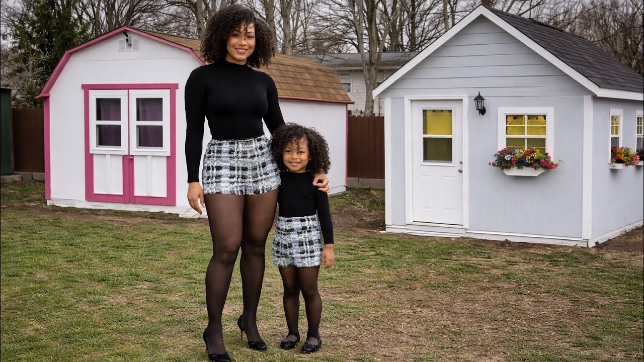 Single Mom Builds Backyard She Shed Village for Her Daughter 🏡✨ 