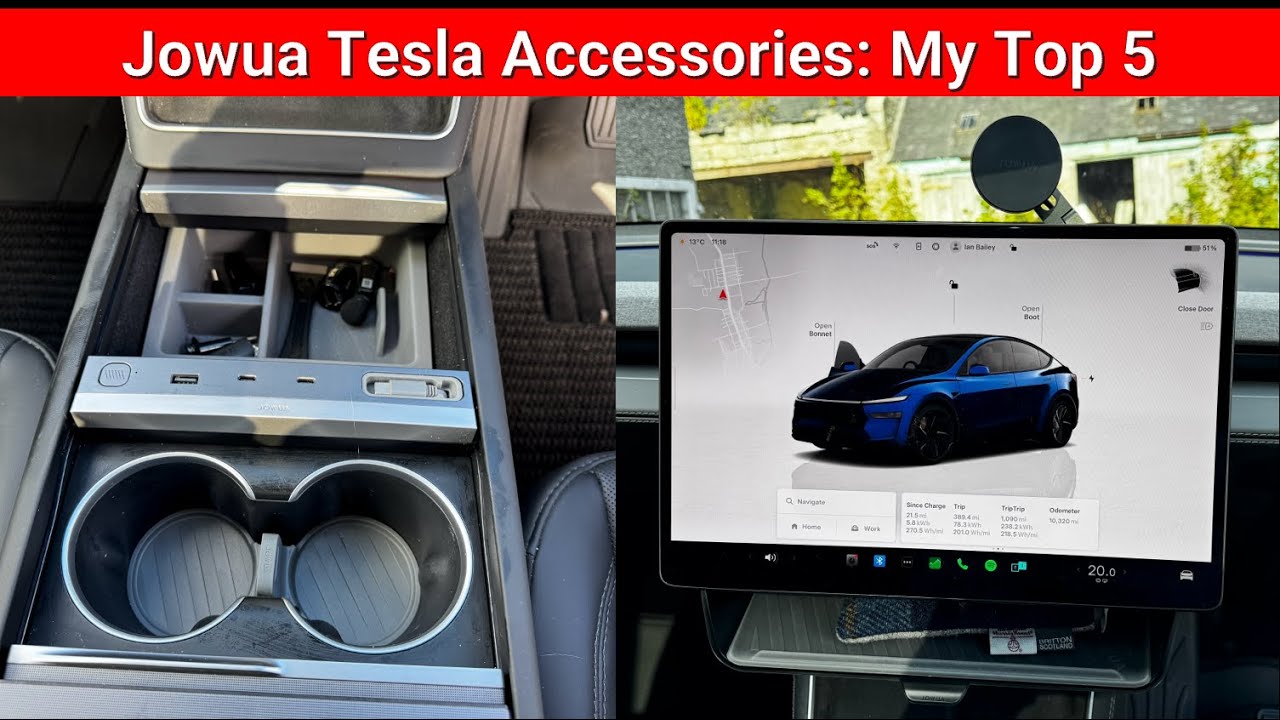 Мои 5 лучших аксессуаров для Tesla от JOWUA