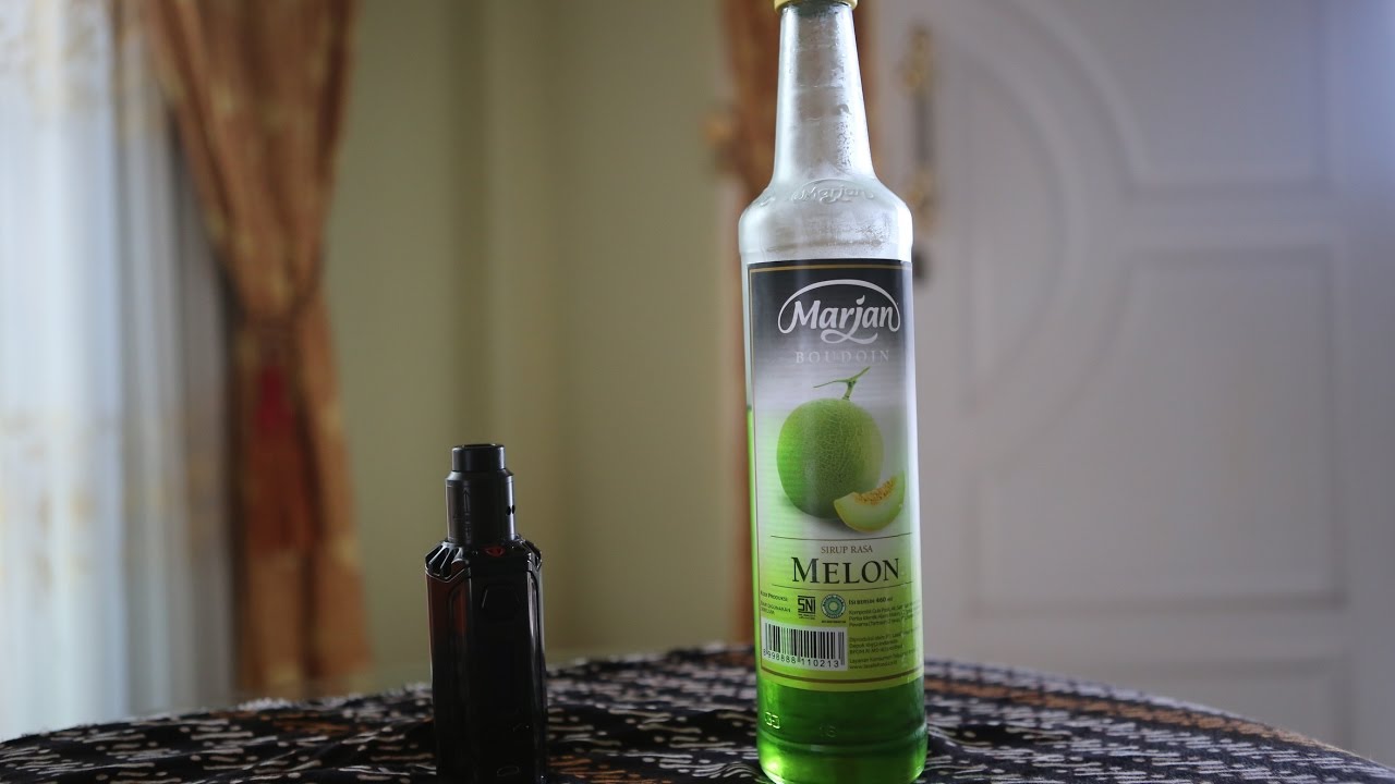 Mencoba sirup marjan sebagai liquid Vape [revisi] part 2