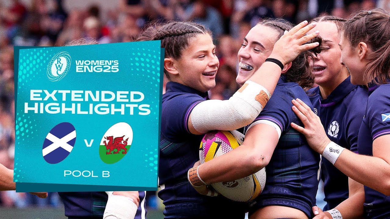 Thrilling showdown 💥 | Scotland vs Wales | Rugby World Cup 2025 | Extended Highlights