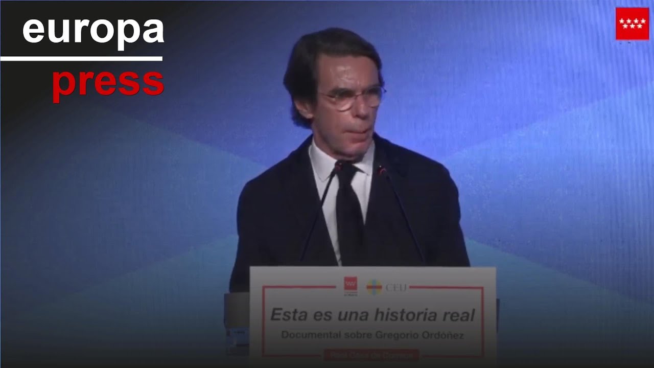 Aznar pide "honrar la memoria" de Ordóñez y critica los pactos con Bildu