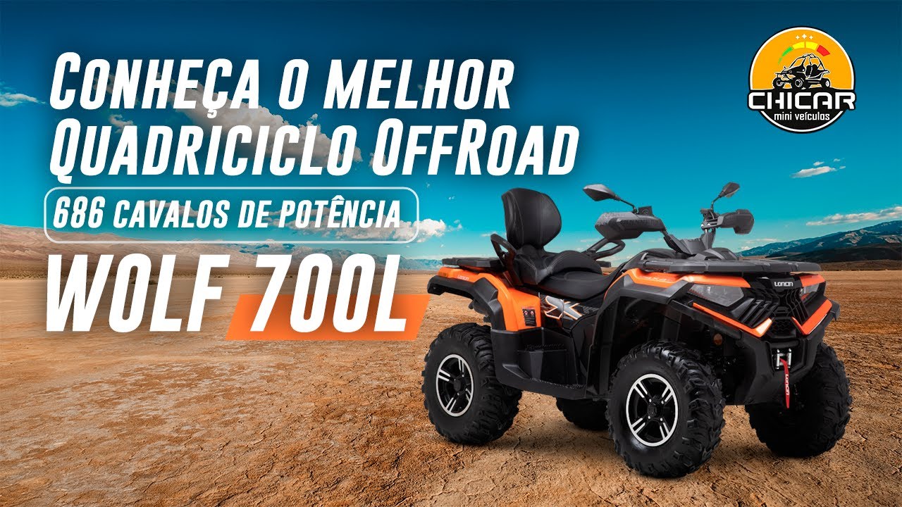 O melhor Quadriciclo OFFROAD - Wolf 700L