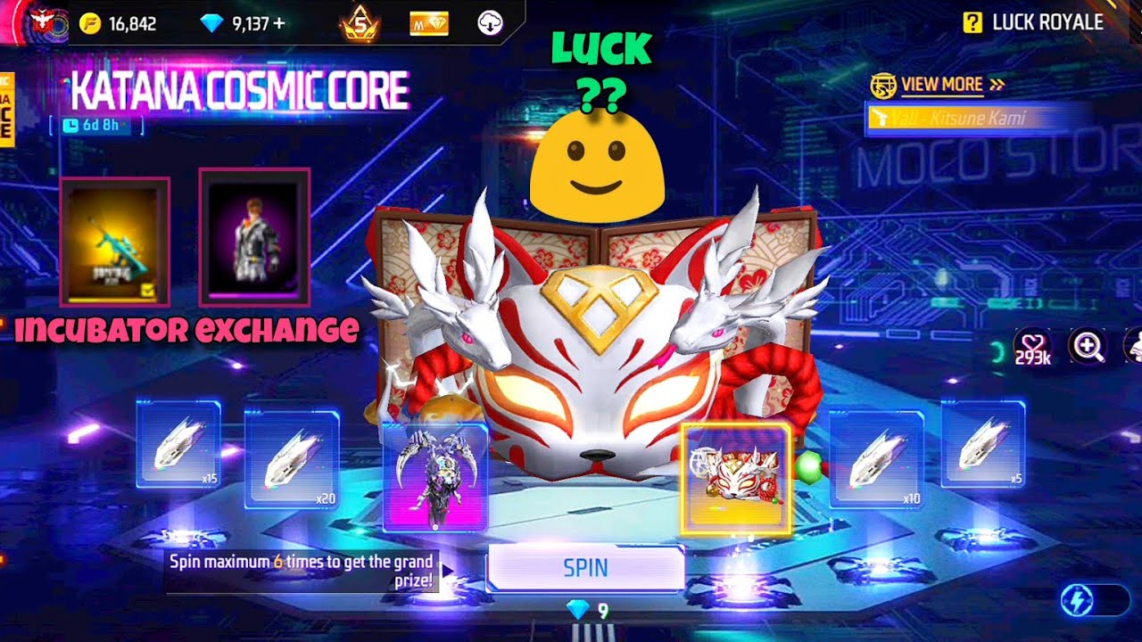 I Spin New Moco Store Katana Cosmic Core Event Free Fire 🇮🇩💗