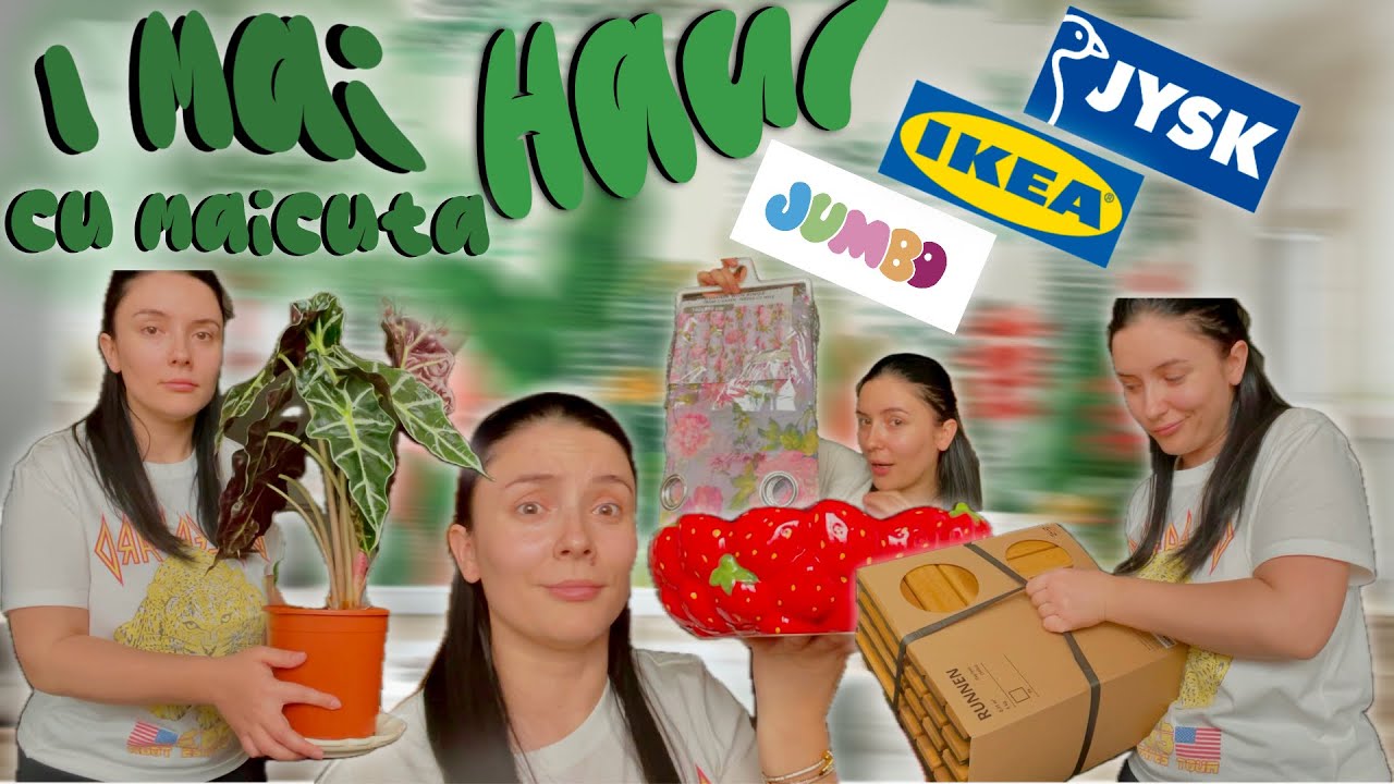 Cum am petrecut 1 Mai cu măicuța | Haul IKEA, JYSK și Jumbo pentru balconul de vară |