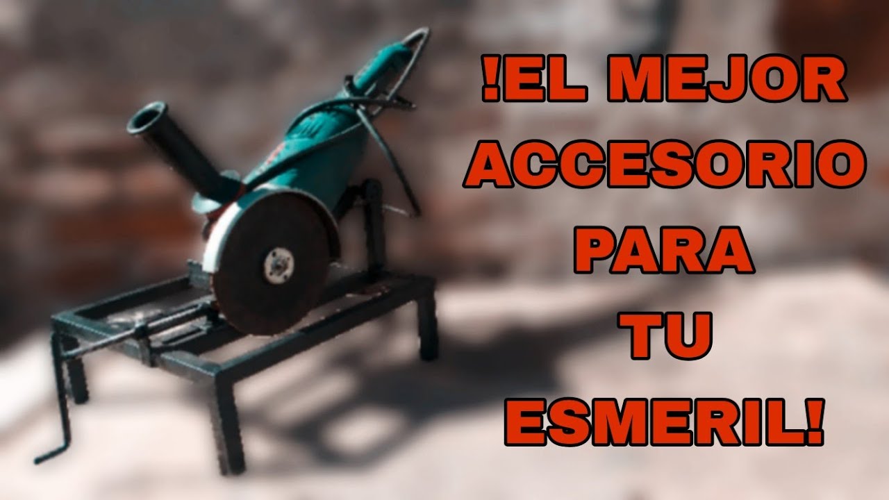 ¡¡¡Como hacer un soporte para amoladora esmeril de 7