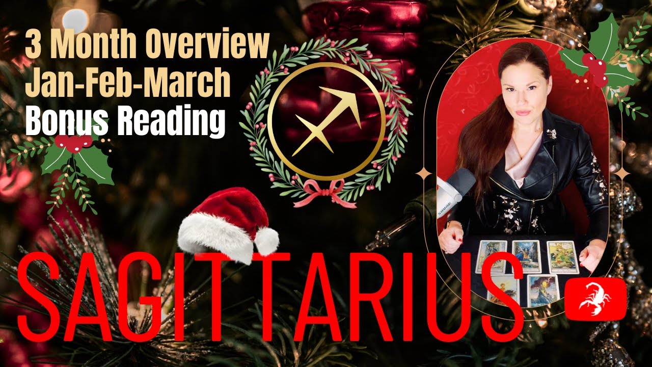 SAGITTARIUS ♐️ Real Goals Vs Just Friends | 3-Month Overview | Jan-Feb-March | Bonus In-Depth Tarot