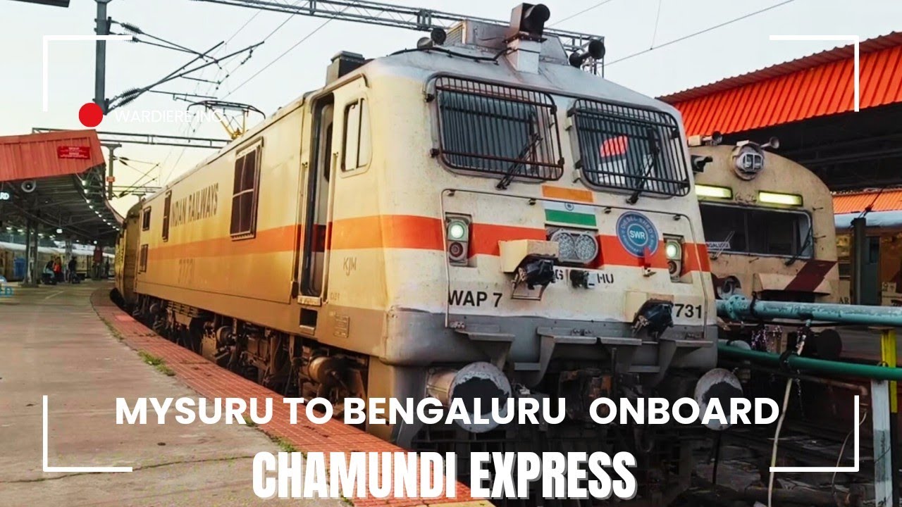 Mysuru - Bengaluru Journey on Chamundi Express (16215)  | SUPR WORLD