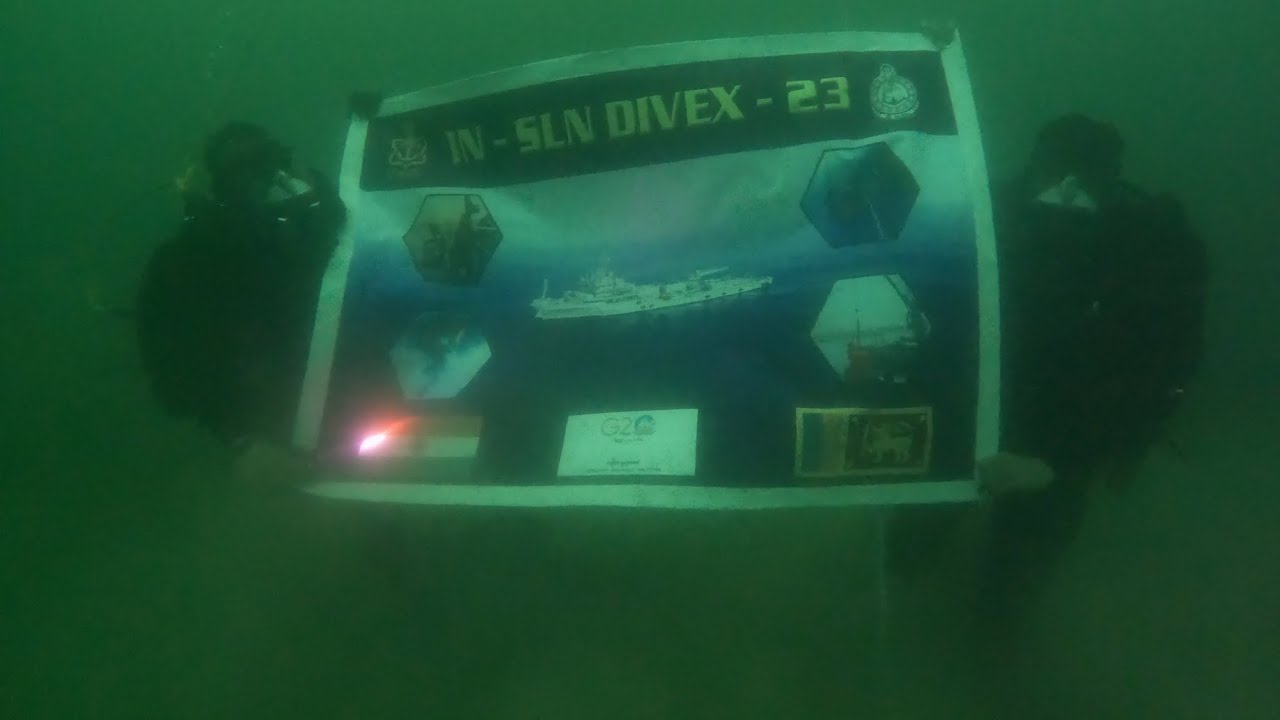 INDIAN NAVY - SRI LANKAN NAVY Divers conduct Joint Diving Exercise 2023